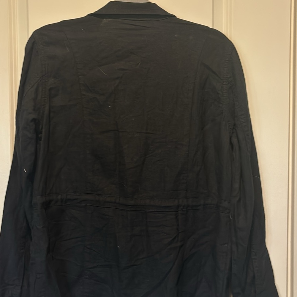 NWT Market & Spruce Linen blend Jacket.  Size Small but would fit a medium - Picture 4 of 5